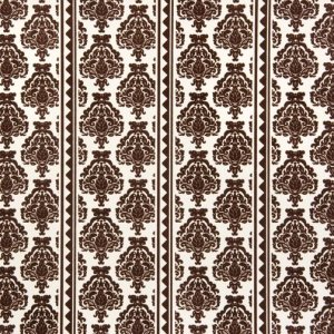 画像: フロック・ペーパー　Paperie Mocha (Brocade Stripe)