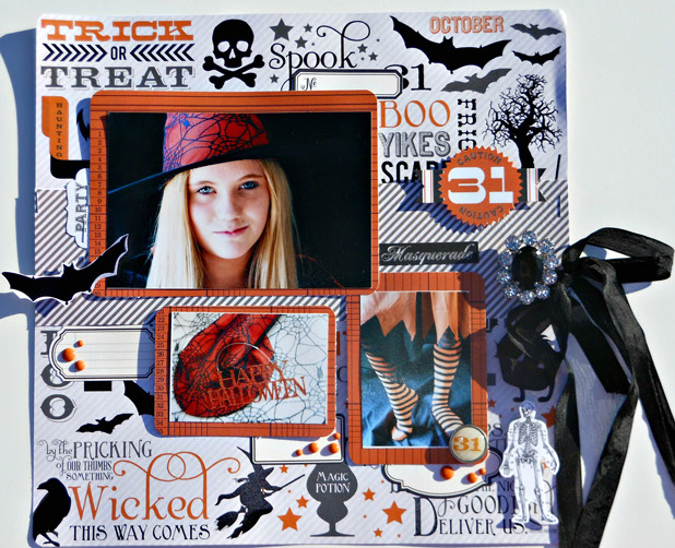 画像: 両面印刷１２インチ・ペーパー（つや加工）  Masquerade Party　（Halloween Collage）